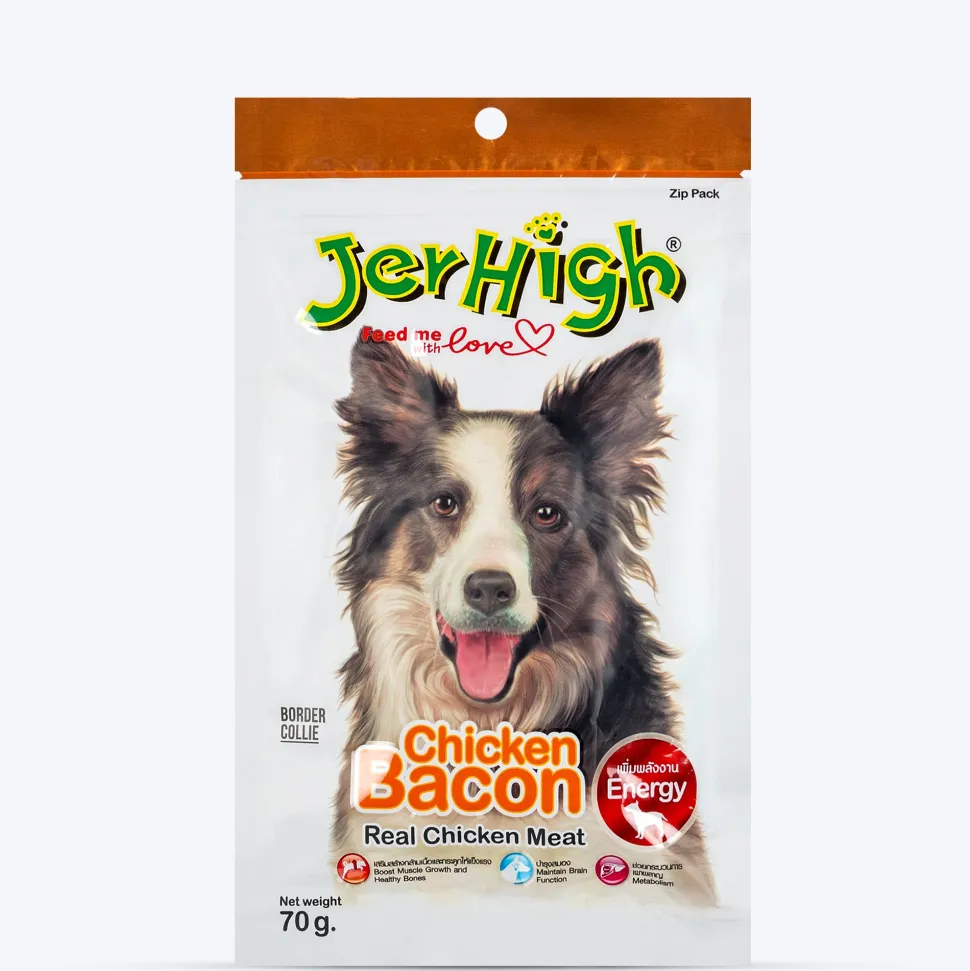 JerHigh Bacon Chicken Dog Treats - 70 g