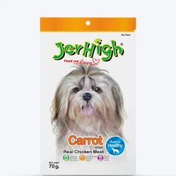 JerHigh Carrot Stick Dog Treat with Real Chicken Meat