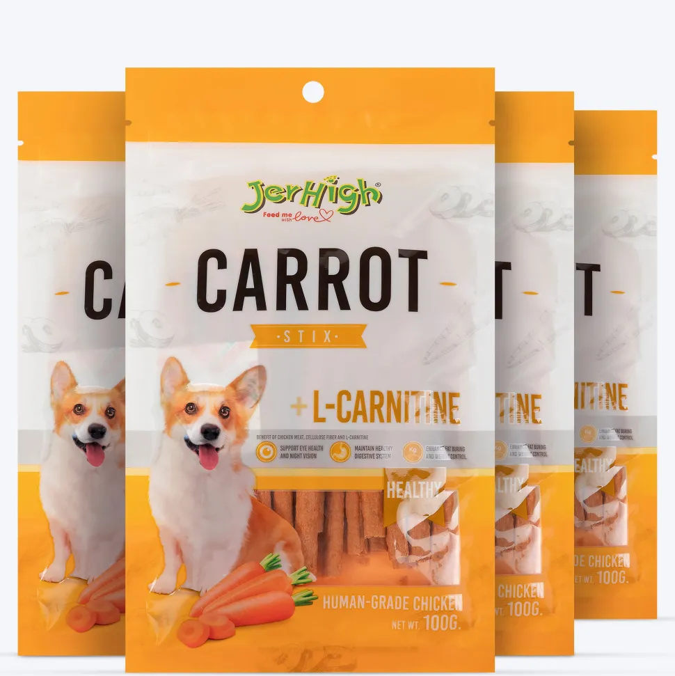 JerHigh Carrot Stix Dog Treats - 100 g