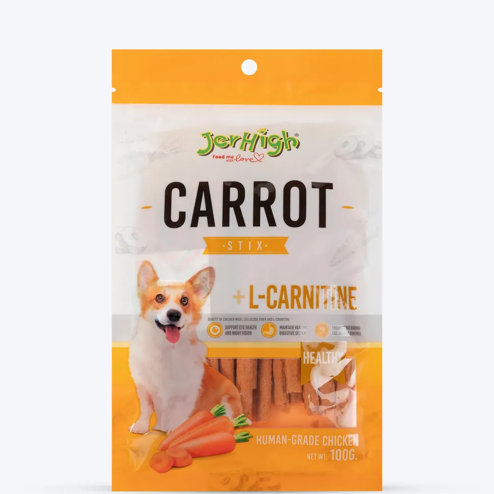 JerHigh Carrot Stix Dog Treats - 100 g