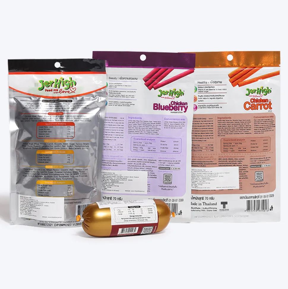 JerHigh Dog Treats Combos - Pack of 4