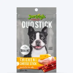 JerHigh Duo Stick Dog Treat - Chicken with Cheese - 50 g