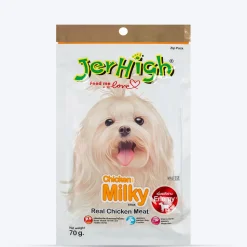 JerHigh Milky Dog Treats with Real Chicken Meat