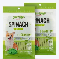 JerHigh Spinach Stix Dog Treats - 100 g