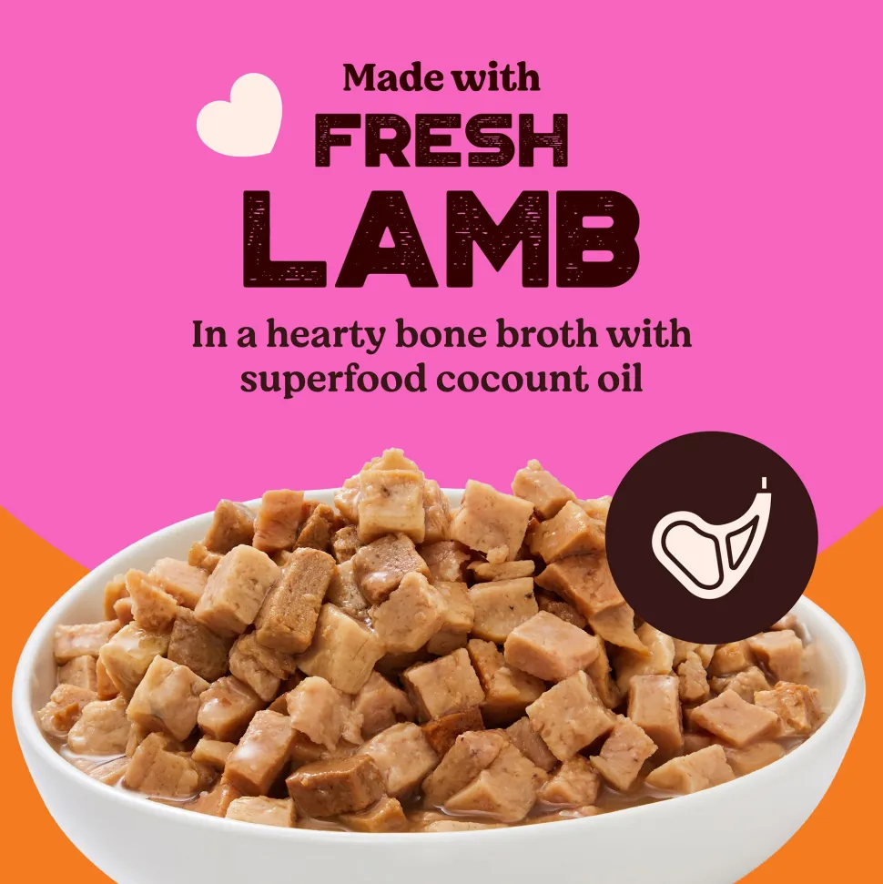 Kennel Kitchen (All Breeds & Ages) Lamb Chunks in Gravy Wet Dog Food - 80 g Packs