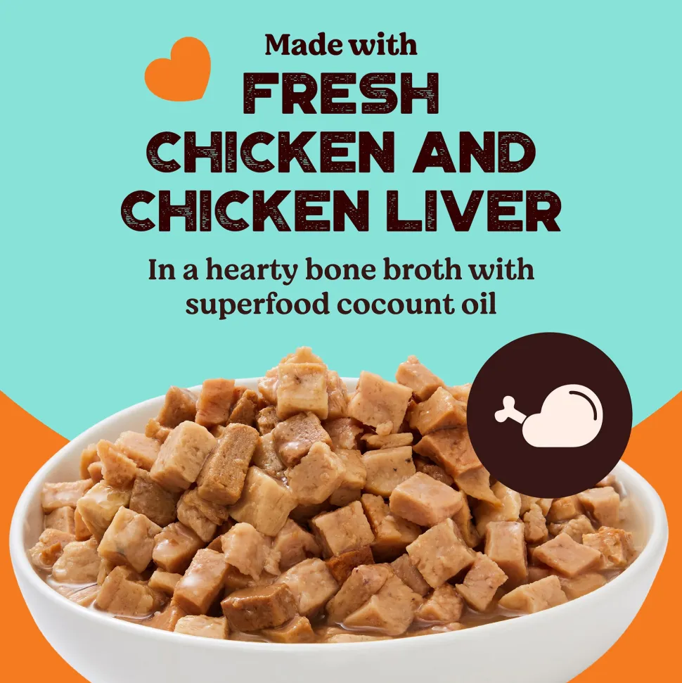 Kennel Kitchen Chicken Chunks in Gravy Wet Dog Food - 80 g packs