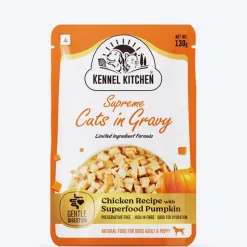 Kennel Kitchen Chicken with Pumpkin Supreme Cuts In Gravy Wet Dog Food - 130 g Packs