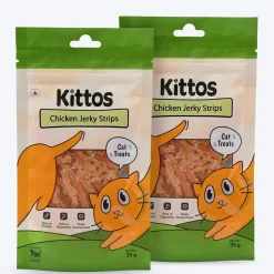 Kittos Purr-Fect Chicken Jerky Strips Cat Treats - 35 g