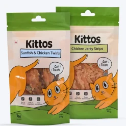 Kittos Purr-fect Cluckin Bites - Chicken Cat Treats Combo