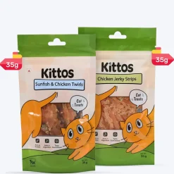Kittos Purr-fect Cluckin Bites - Chicken Cat Treats Combo