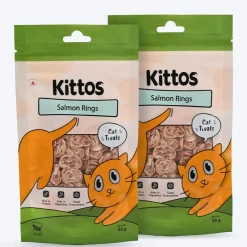 Kittos Purr-Fect Salmon Rings Cat Treats - 35 g