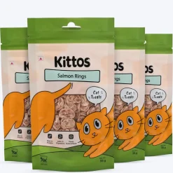 Kittos Purr-Fect Salmon Rings Cat Treats - 35 g