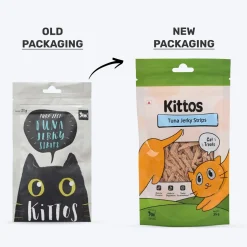 Kittos Purr-Fect Tuna Jerky Strips Cat Treats - 35 g