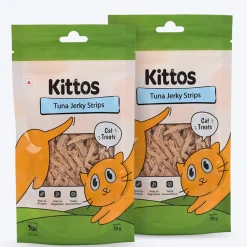 Kittos Purr-Fect Tuna Jerky Strips Cat Treats - 35 g