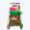 KONG Puzzlements Hideaway With Catnip Interactive Toy For Cat - Brown
