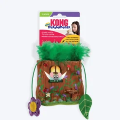 KONG Puzzlements Hideaway With Catnip Interactive Toy For Cat - Brown