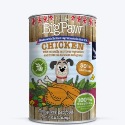Little BigPaw Chicken with Green Beans, Mixed Peppers and Sweet Potato in a Rich Herb Gravy Wet Dog Food - 390 g
