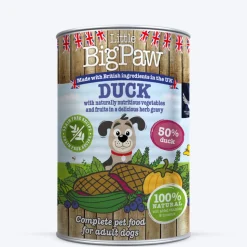 Little BigPaw Duck with Blueberries, Courgettes and Pumpkin in a Rich Herb Gravy Wet Dog Food - 390 g