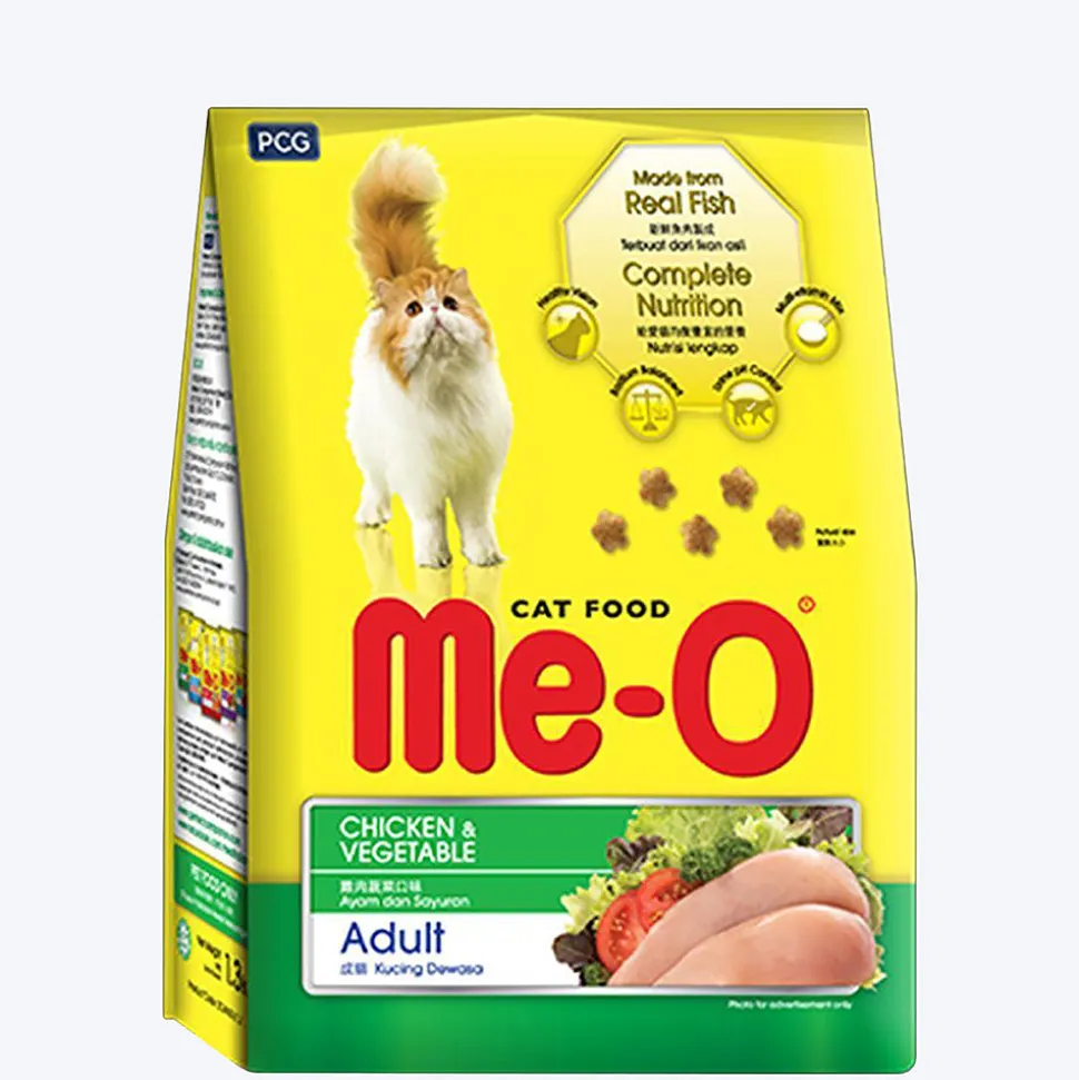 Me-O Chicken & Vegetable Adult Dry Cat Food