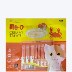 Me-O Creamy Cat Treats - Crab - Pack of 20 (20 x 15 g)