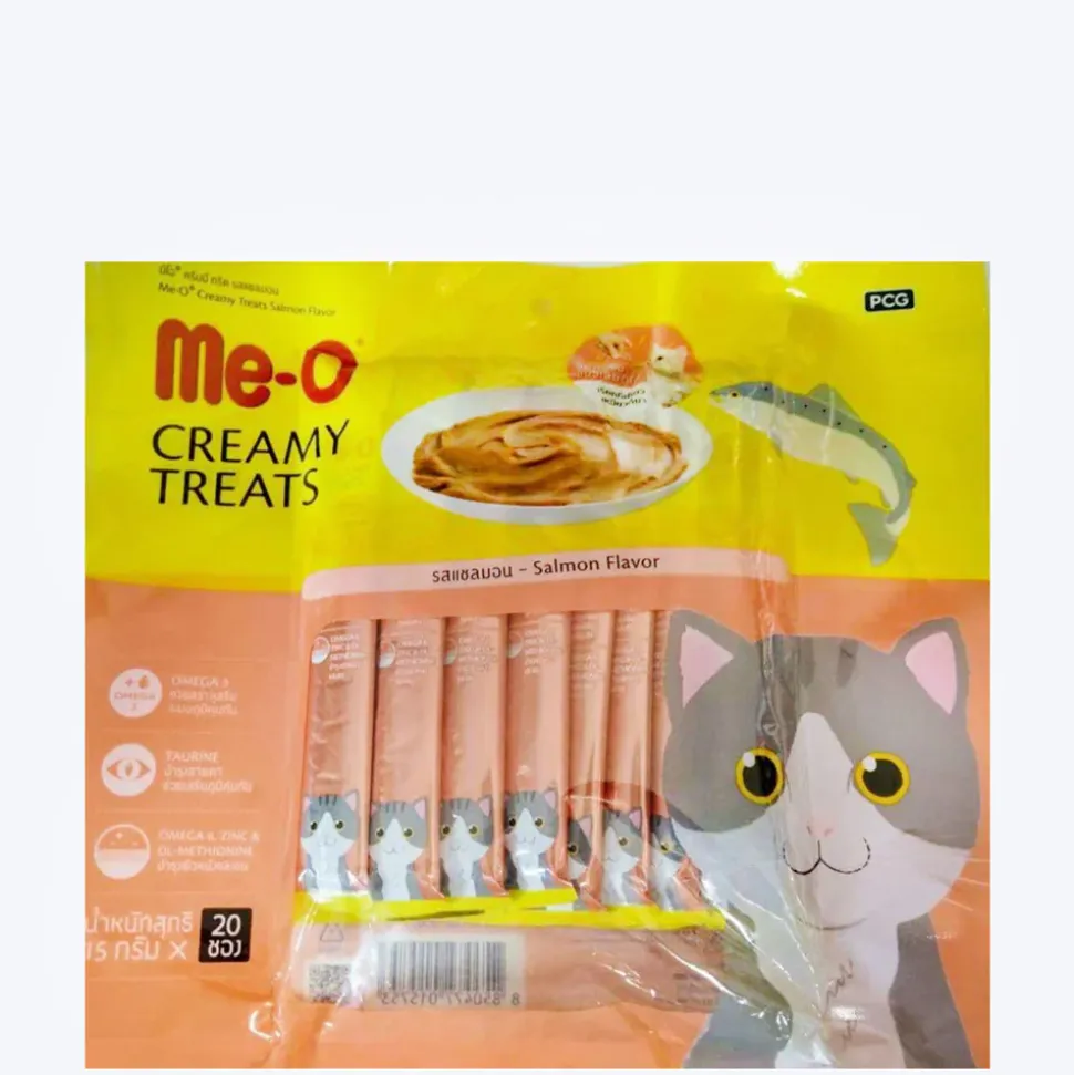 Me-O Creamy Cat Treats - Salmon - Pack of 20 (20 x 15 g)
