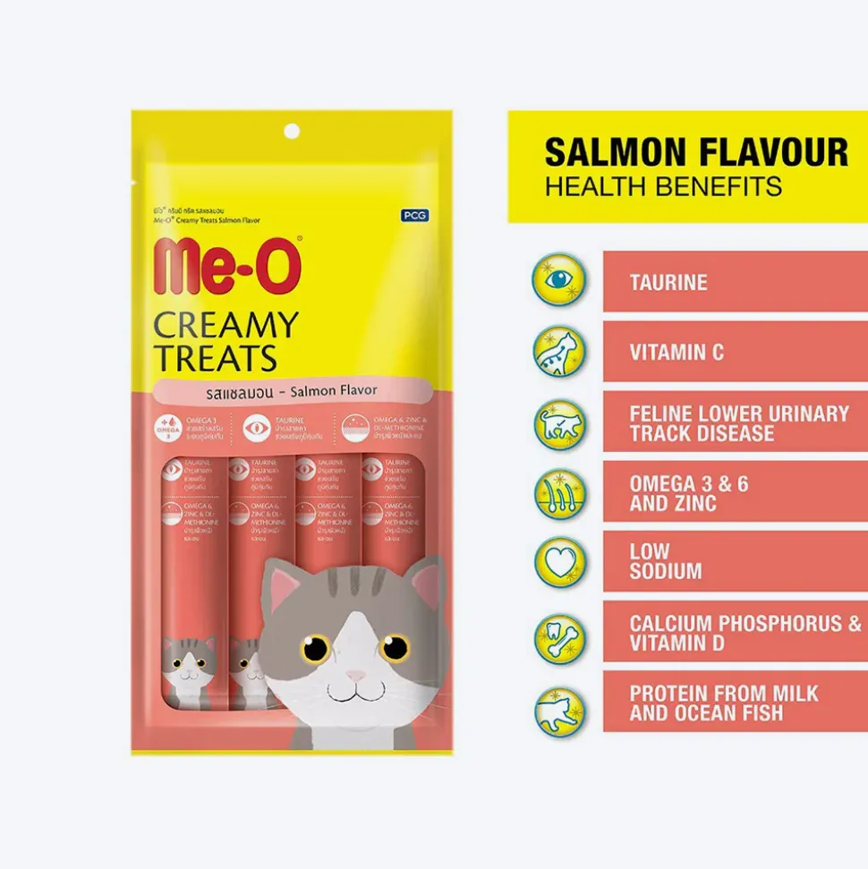 Me-O Creamy Cat Treats - Salmon - 60 g