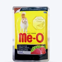 Me-O Tuna Chunk In Gravy Wet Cat Food - 80 g packs