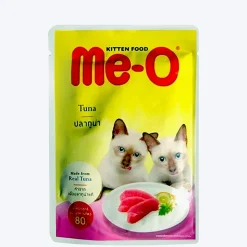 Me-O Tuna in Jelly Delite Pouch Wet Cat Food - 80 g packs