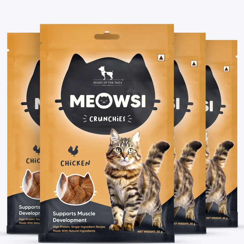 Meowsi by HUFT Cat Treats - Chicken Crunchies - 35 g