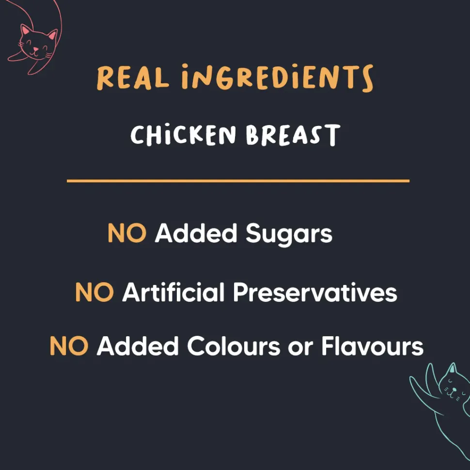 Meowsi by HUFT Cat Treats - Chicken Crunchies - 35 g