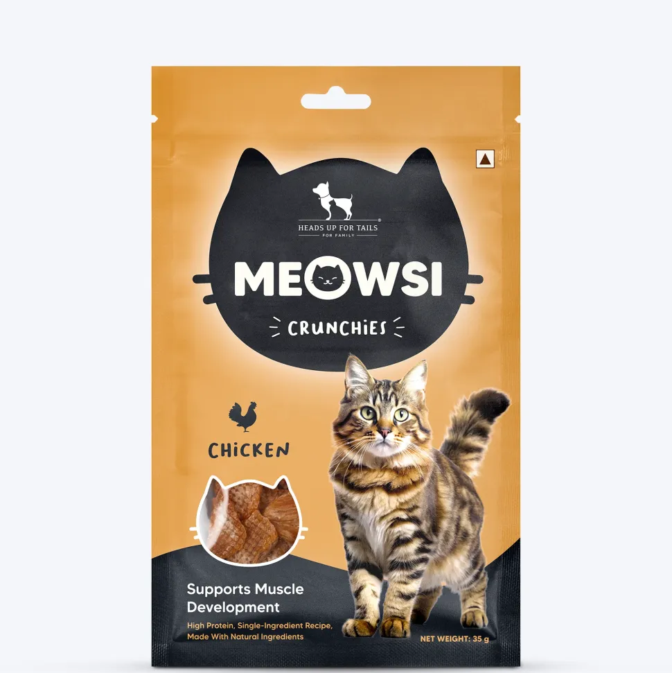 Meowsi by HUFT Cat Treats - Chicken Crunchies - 35 g