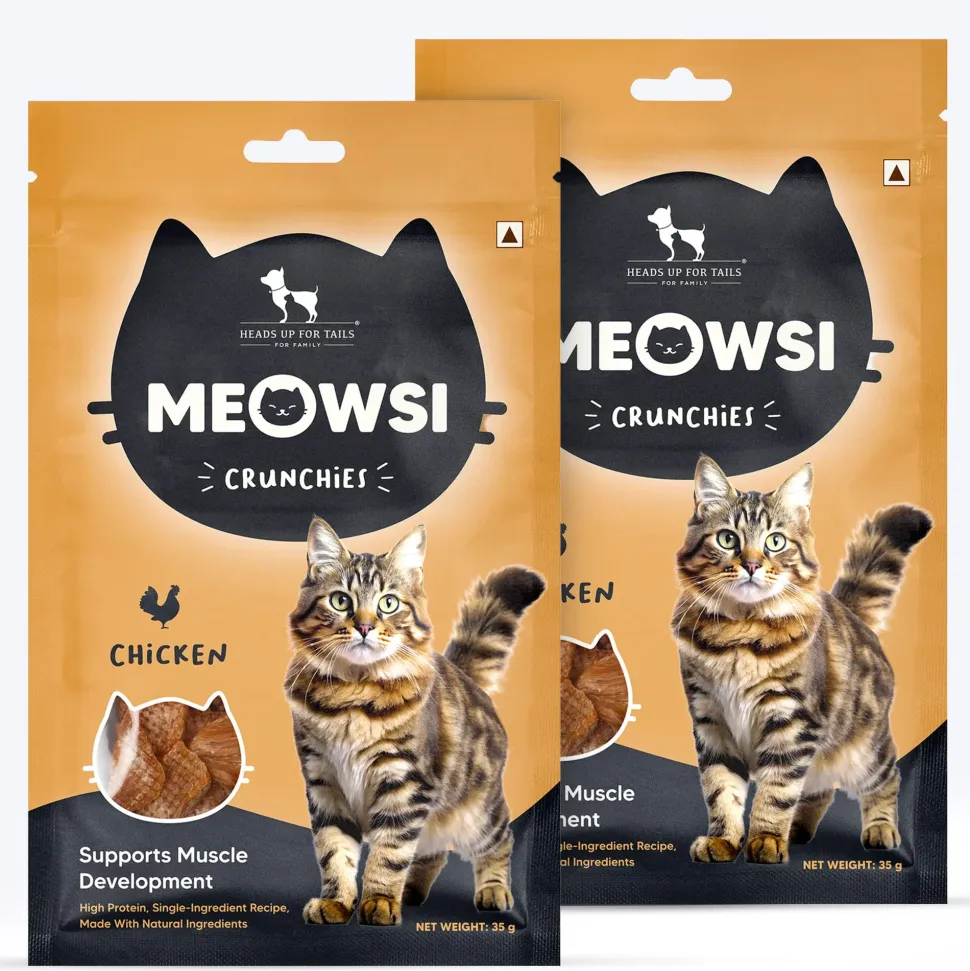 Meowsi by HUFT Cat Treats - Chicken Crunchies - 35 g