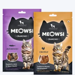Meowsi by HUFT Dehydrated Anchovies Crunchies Cat Treats - 35 g