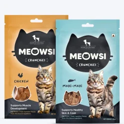 Meowsi by HUFT Double Crunch Cat Treats Combo