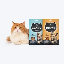 Meowsi by HUFT Double Crunch Cat Treats Combo