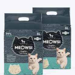 Meowsi by HUFT Tofu Cat Litter Unscented 6L