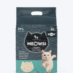 Meowsi by HUFT Tofu Cat Litter Unscented 6L