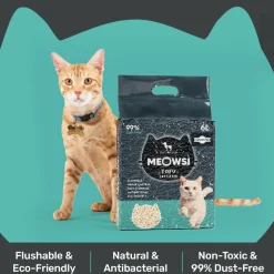 Meowsi by HUFT Tofu Cat Litter Unscented 6L