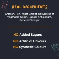 Meowsi Chicken & Fish Power Bites Cat Treats Grain-Free 50g (Best Before August'26)