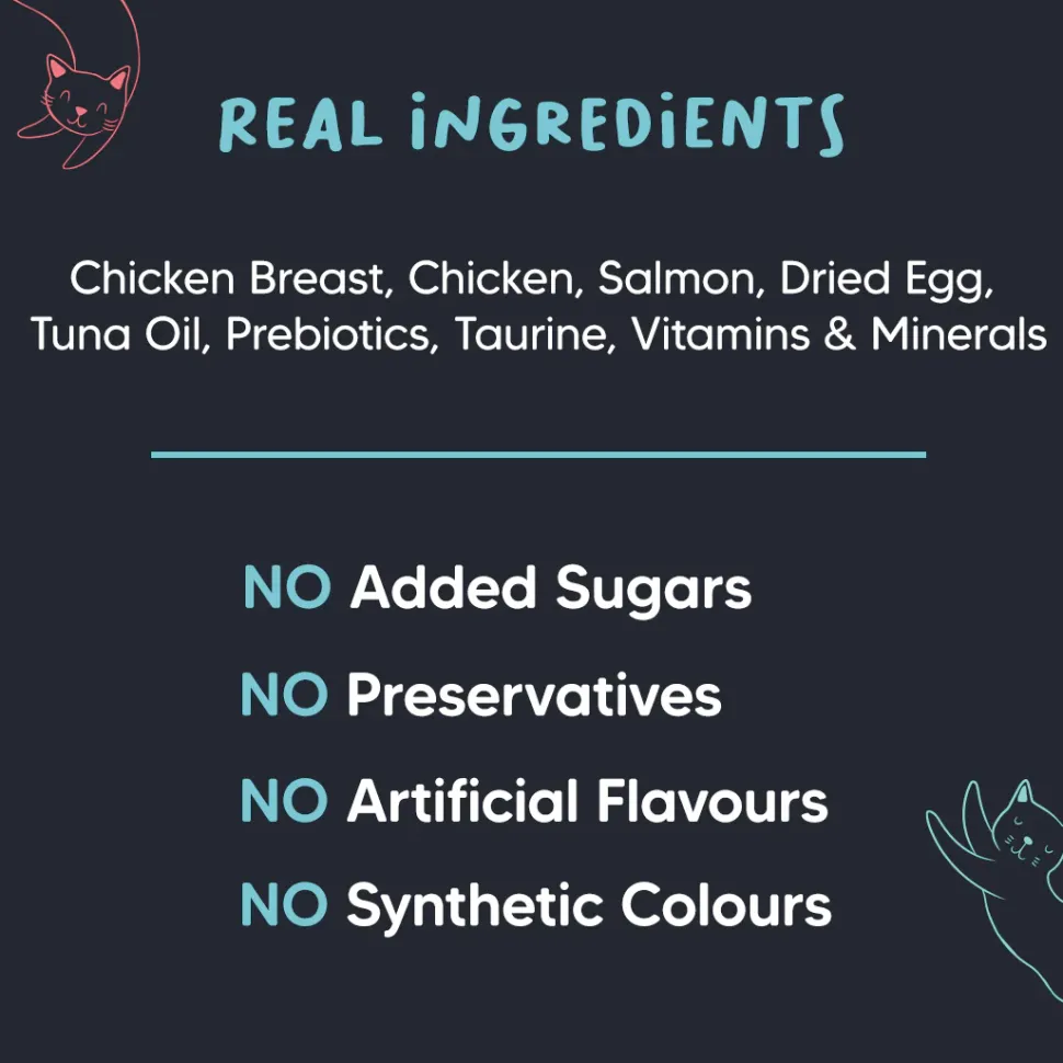Meowsi Chicken & Salmon Mousse Wet Food for Kittens 70g