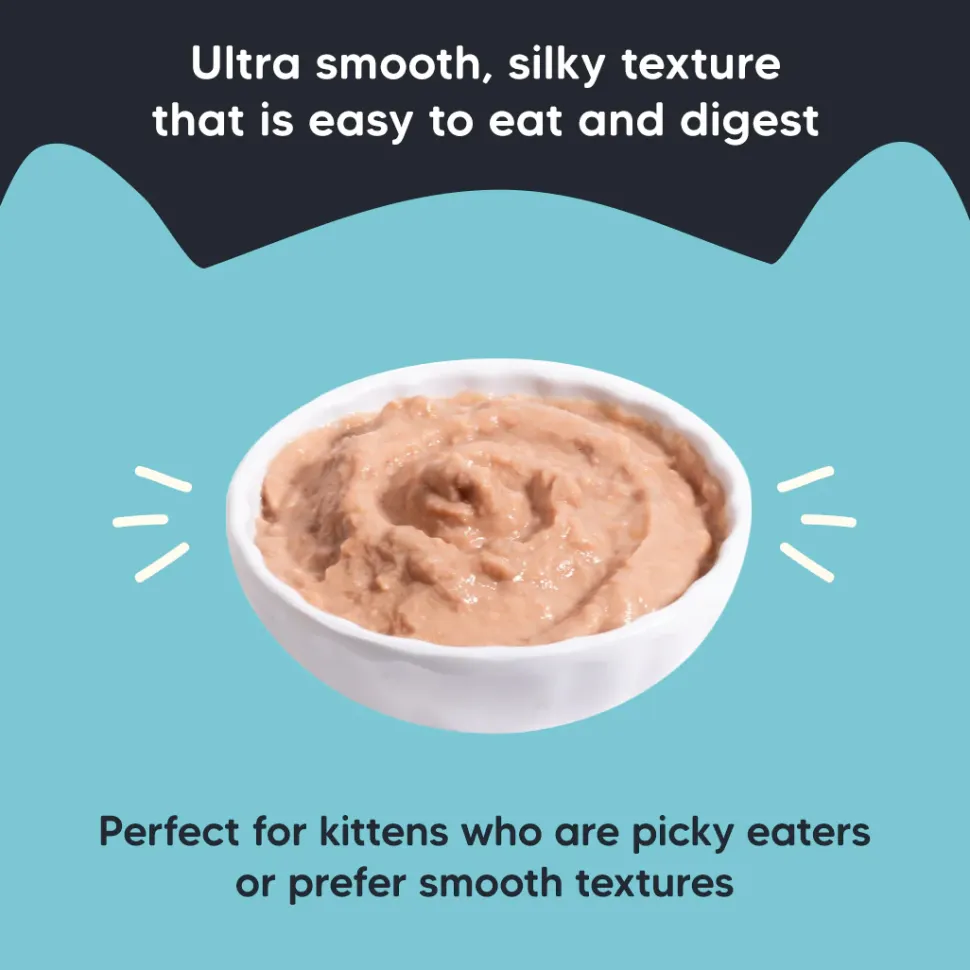 Meowsi Chicken & Salmon Mousse Wet Food for Kittens 70g