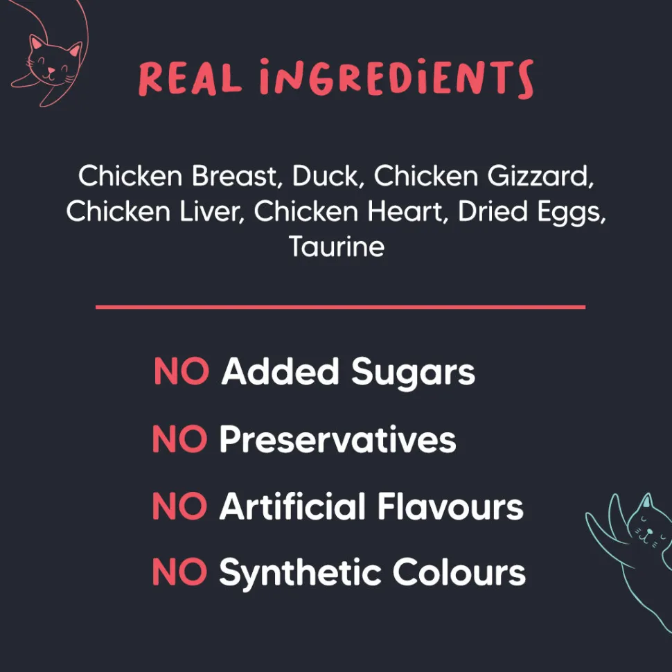 Meowsi Chicken Breast & Duck Mousse Canned Wet Cat Food 80g