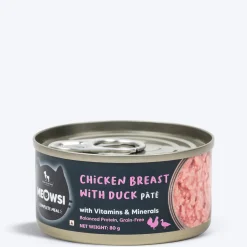 Meowsi Chicken Breast & Duck Pâté Wet Cat Food 80g