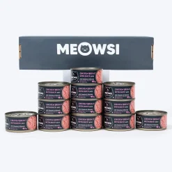 Meowsi Chicken Breast & Duck Pâté Wet Cat Food 80g