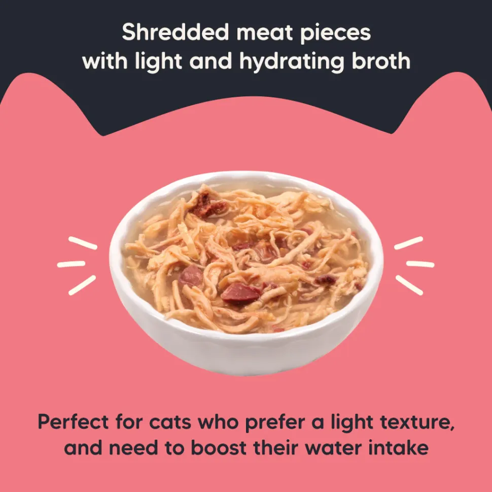 Meowsi Chicken Breast & Duck in Broth Wet Cat Food 80g