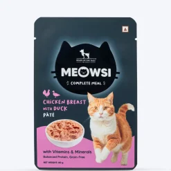 Meowsi Chicken Breast & Duck Pate Wet Cat Food 80g