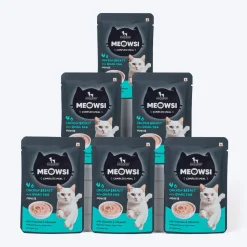 Meowsi Chicken Breast & Quail Egg Mousse Wet Cat Food 80g