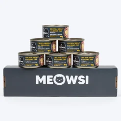 Meowsi Chicken Breast & Quail Egg in Broth Cat Food 80g