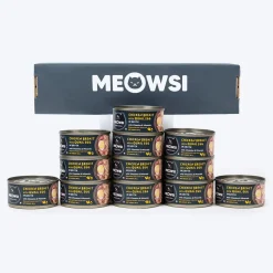 Meowsi Chicken Breast & Quail Egg in Broth Cat Food 80g