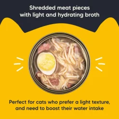 Meowsi Chicken Breast & Quail Egg in Broth Cat Food 80g